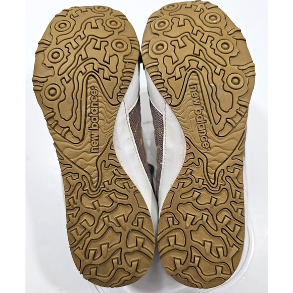 New Balance Womens 442 CW442UG White Brown Running Shoes Sneakers Size 8 1/2 B - Picture 13 of 14